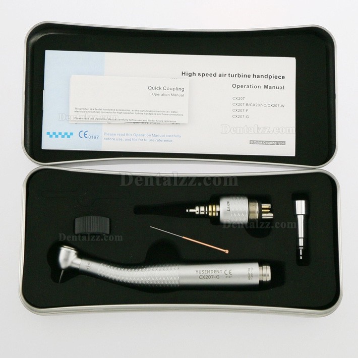 YUSENDENT®CX207W-TPQ歯科用高速タービン（トルクヘッド,カップリング付き）